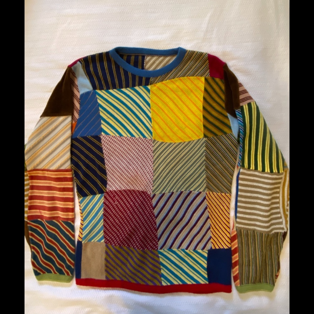 Patchwork Knit Sweater 1960. Excellent Condition. - image 1